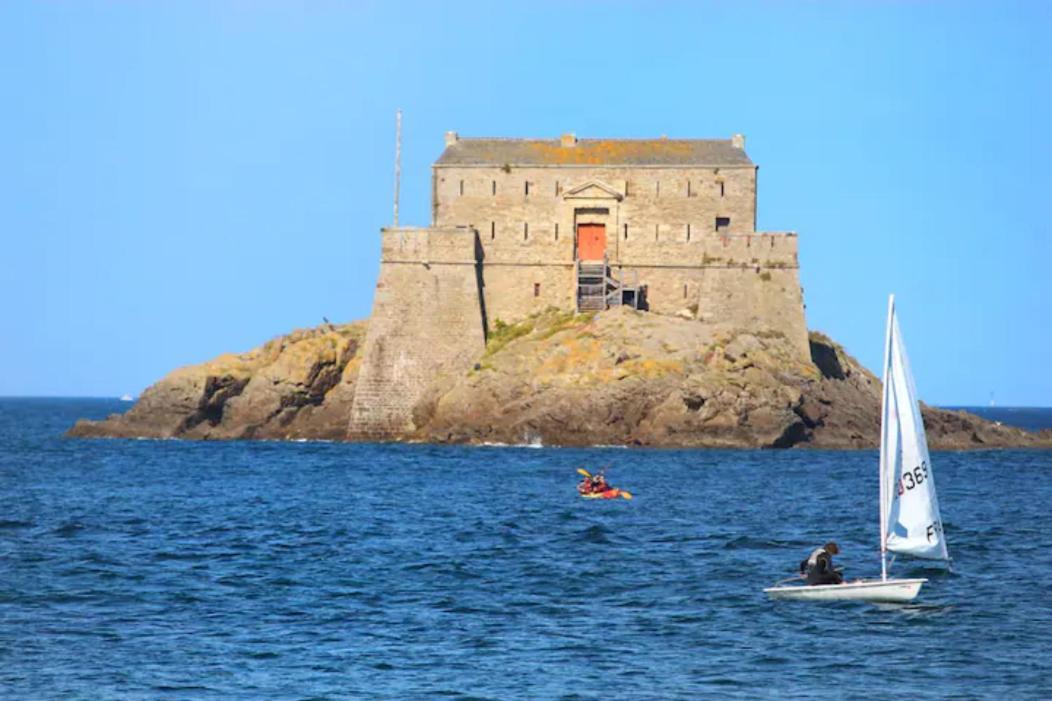 Les Letruns - Appart - 3 Pers - Vue Sur La Mer Saint-Malo Kültér fotó